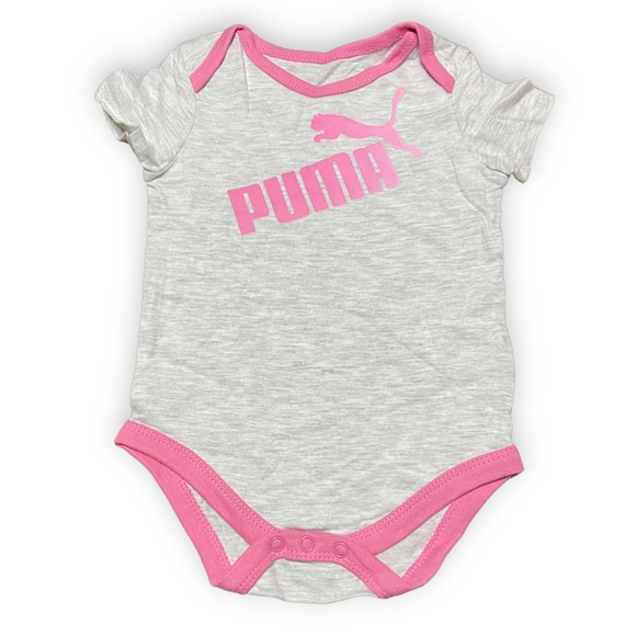 PUMA INFANT GIRL ONESIE SIZE 6-9 MONTHS Matching Set - Picture 2 of 2